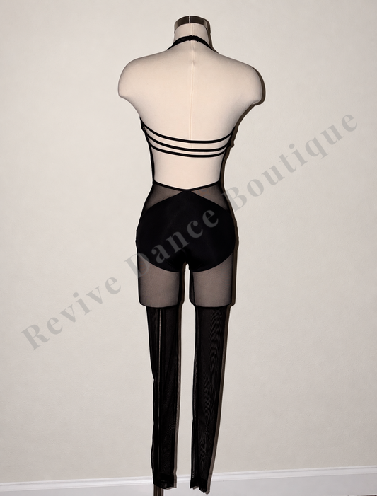 L.A Dance Design Black Mesh Cutout Costume – AXS