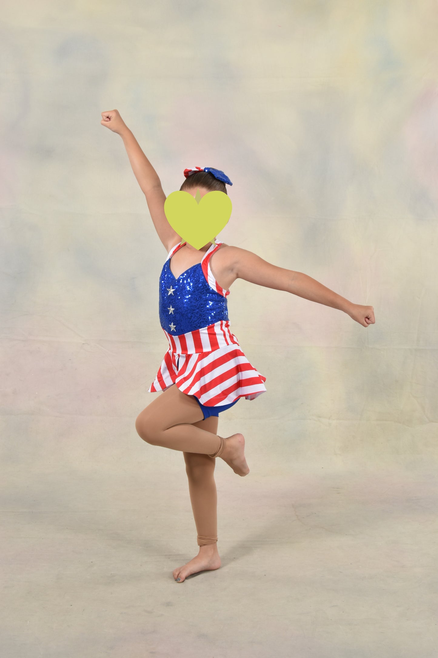 Revolution Dancewear Patriotic Costume – Red/White/Blue – CXL