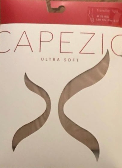 Capezio Ultra Soft Transition Tights – Light Suntan - Size 8-12
