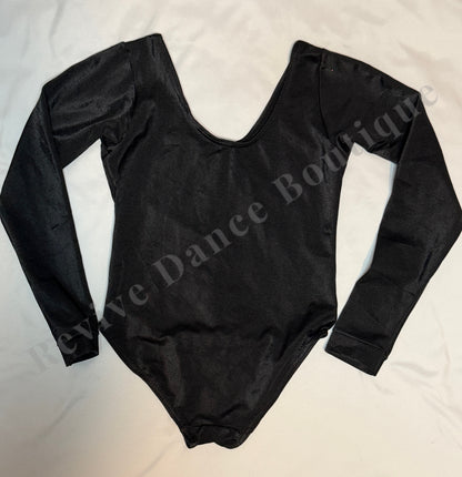 Capezio Long Sleeve Leotard – Black – CS