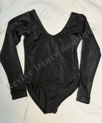 Capezio Long Sleeve Leotard – Black – CS