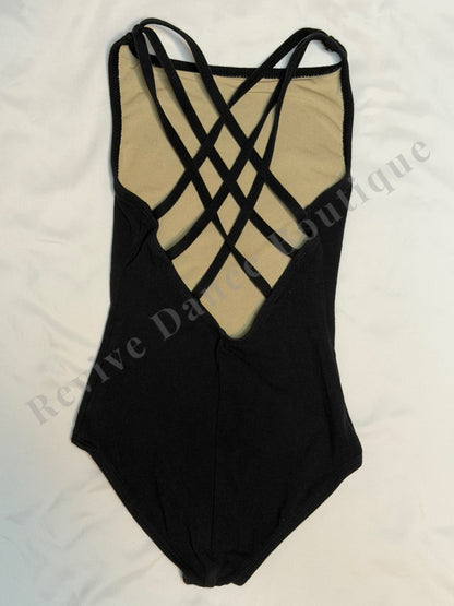 Theatricals Strappy Back Leotard – Black – CS