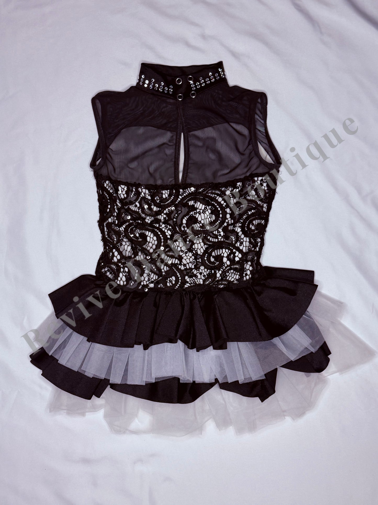 Weissman Lace & Tulle Costume – Black/White – CL