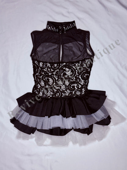 Weissman Lace & Tulle Costume – Black/White – CL