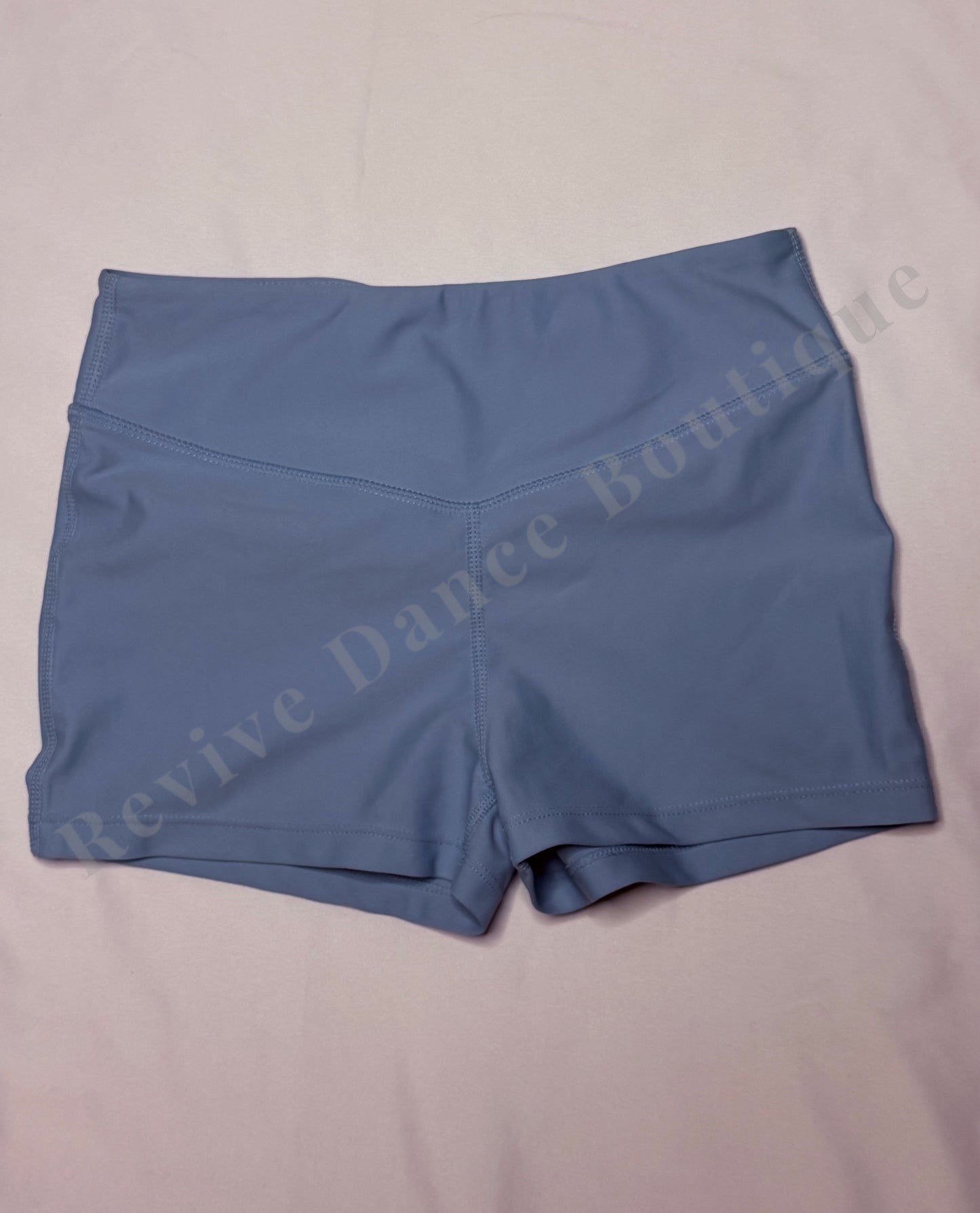 Oh La La High-Waist Dance Shorts – Blue – CXL