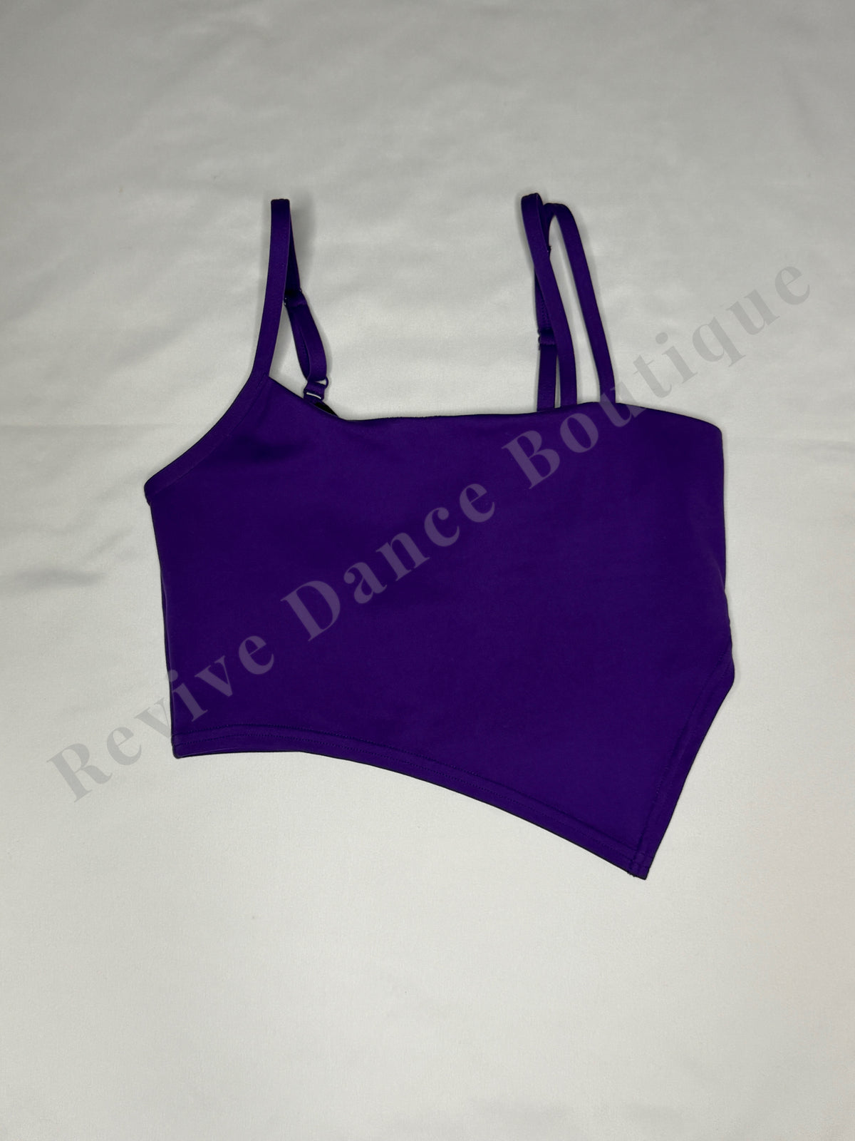 Jo+Jax Asymmetrical Dance Top – Purple – AXS