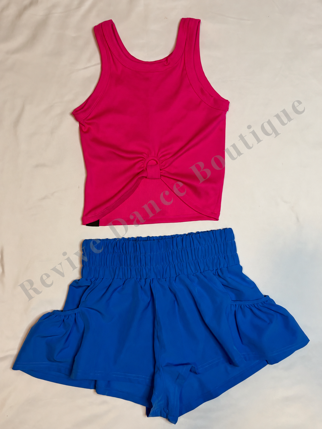 Jo+Jax Mixed Color Dancewear Set – Pink/Blue – AXXS