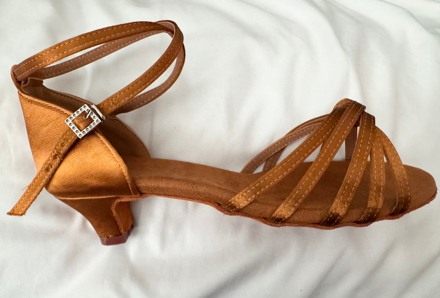 Ballroom Dance Heels – Brown Suede Sole – Women’s 6.5 (NWT)