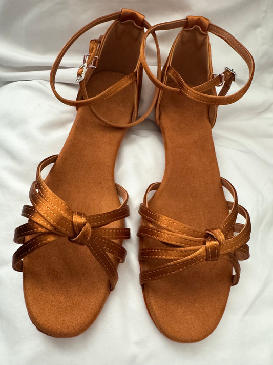 Ballroom Dance Heels – Brown Suede Sole – Women’s 6.5 (NWT)