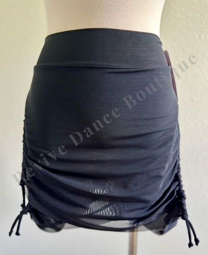 Jo+Jax Mesh Overlay Skirt – Black – CM  (NWT)