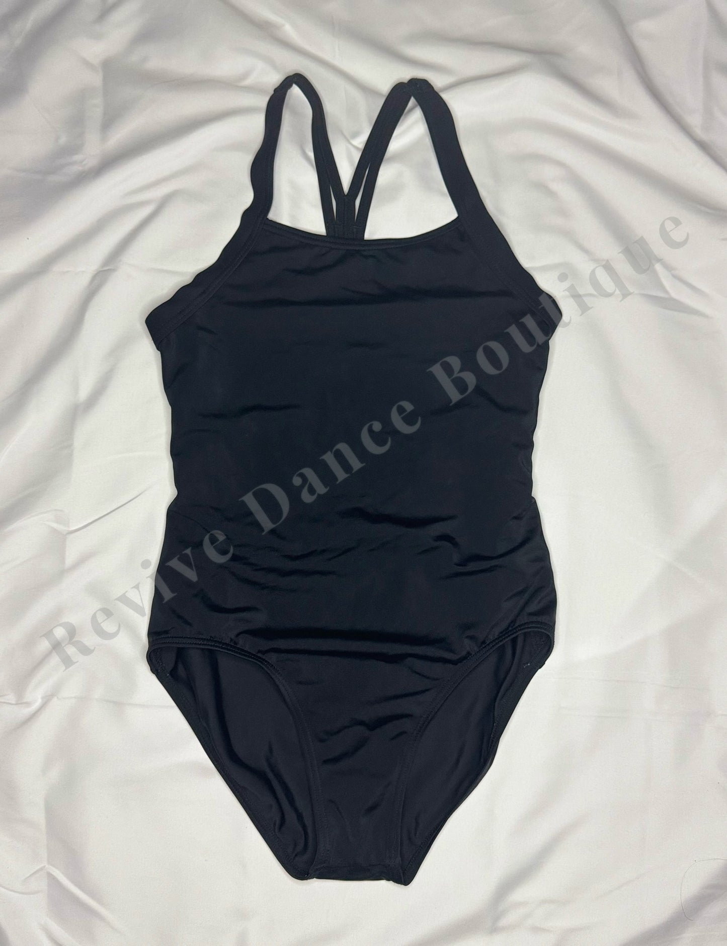 Balera Double-Strap Camisole Leotard – Black – CL