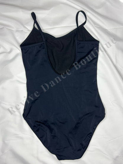 Balera Camisole Leotard with Gathered Front – Black – CL