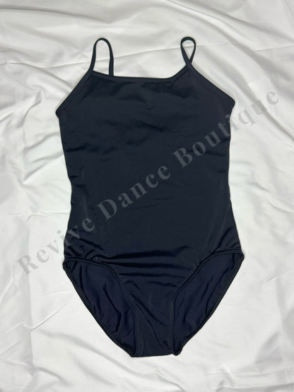 Balera Camisole Leotard with Deep Scoop Back – Black – CL