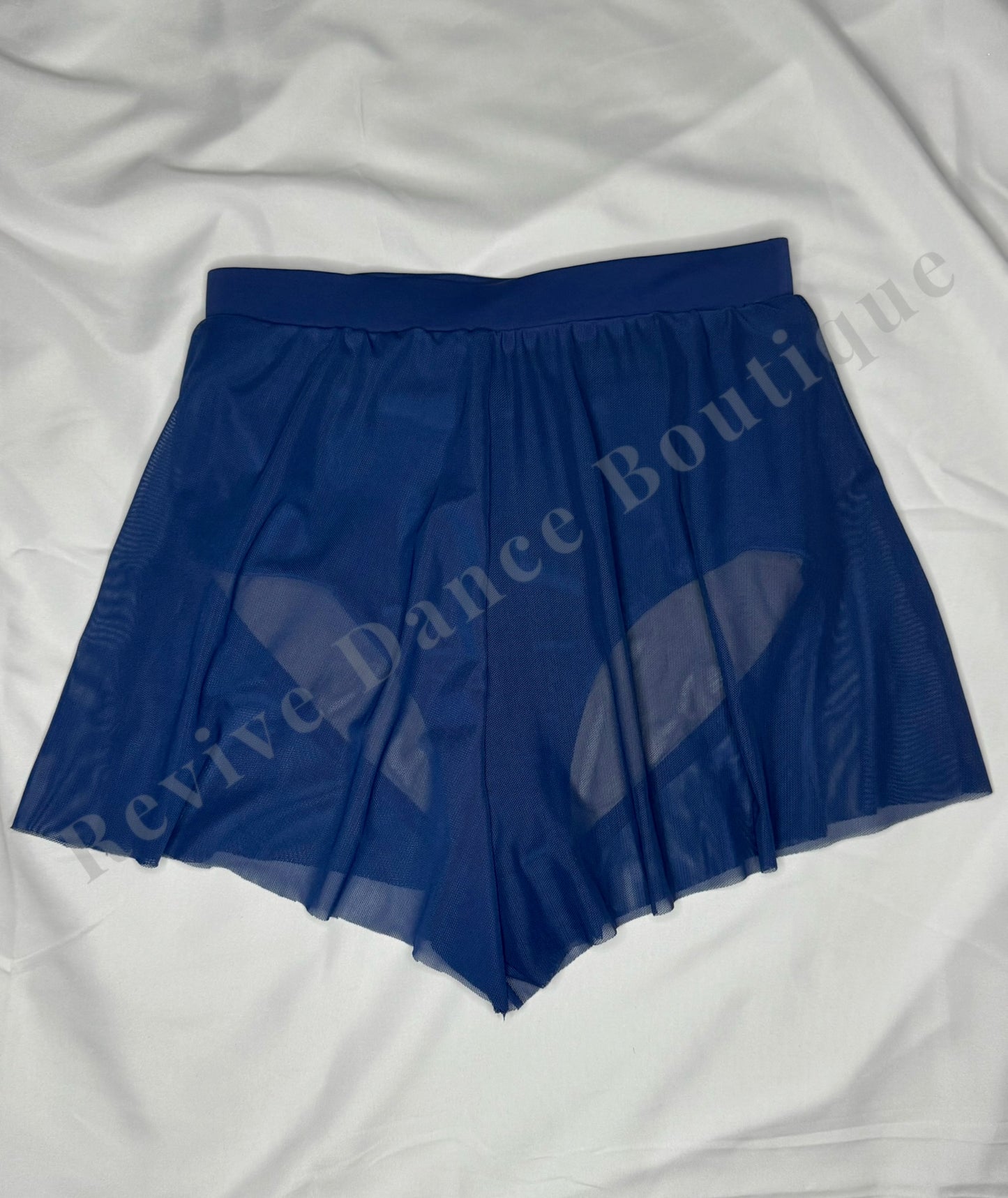 Balera Mesh Overlay Shorts with Lined Brief – Blue – Child Medium (CM)