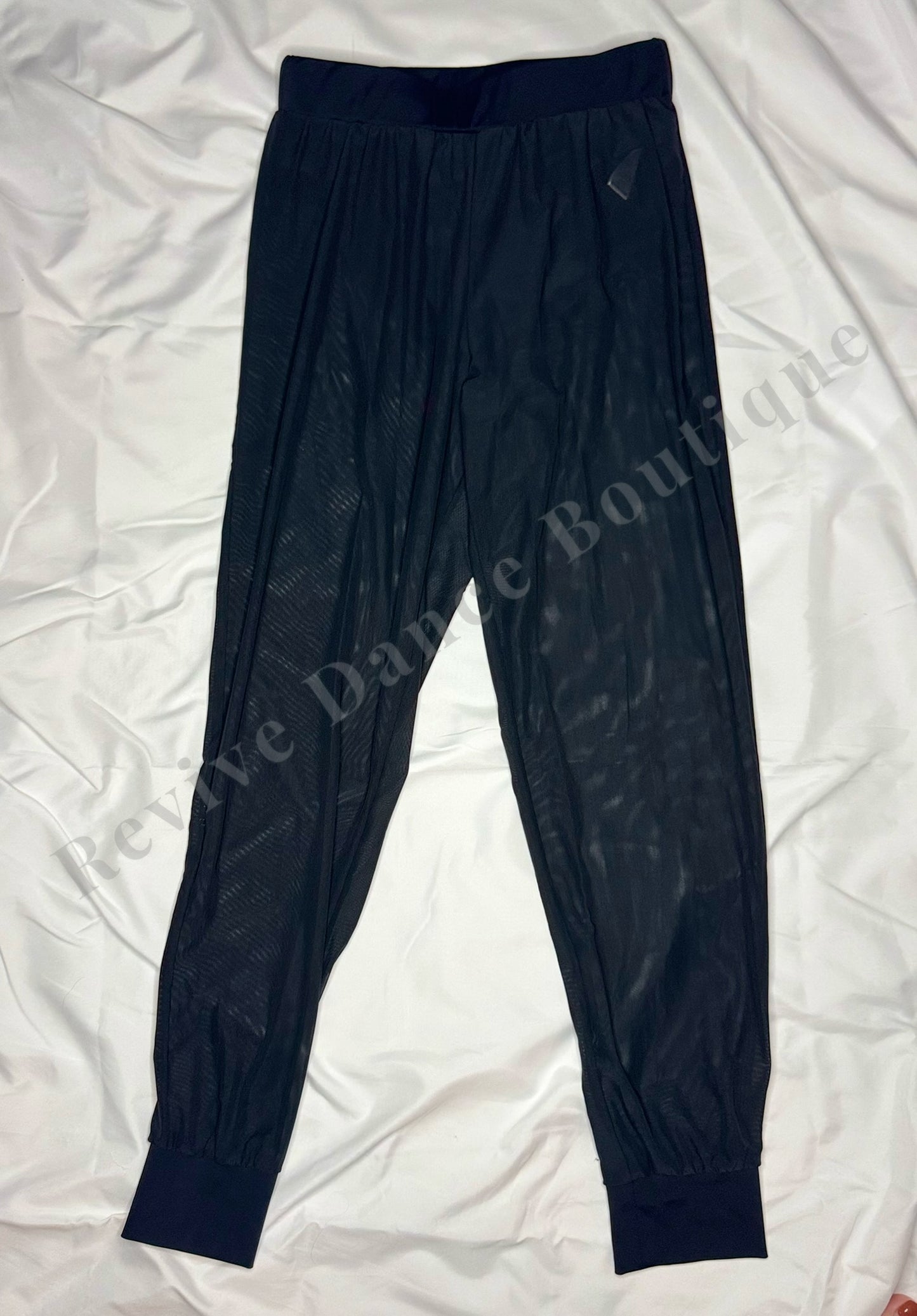 Balera Mesh Jogger Pants with Built-In Brief – Black – CM