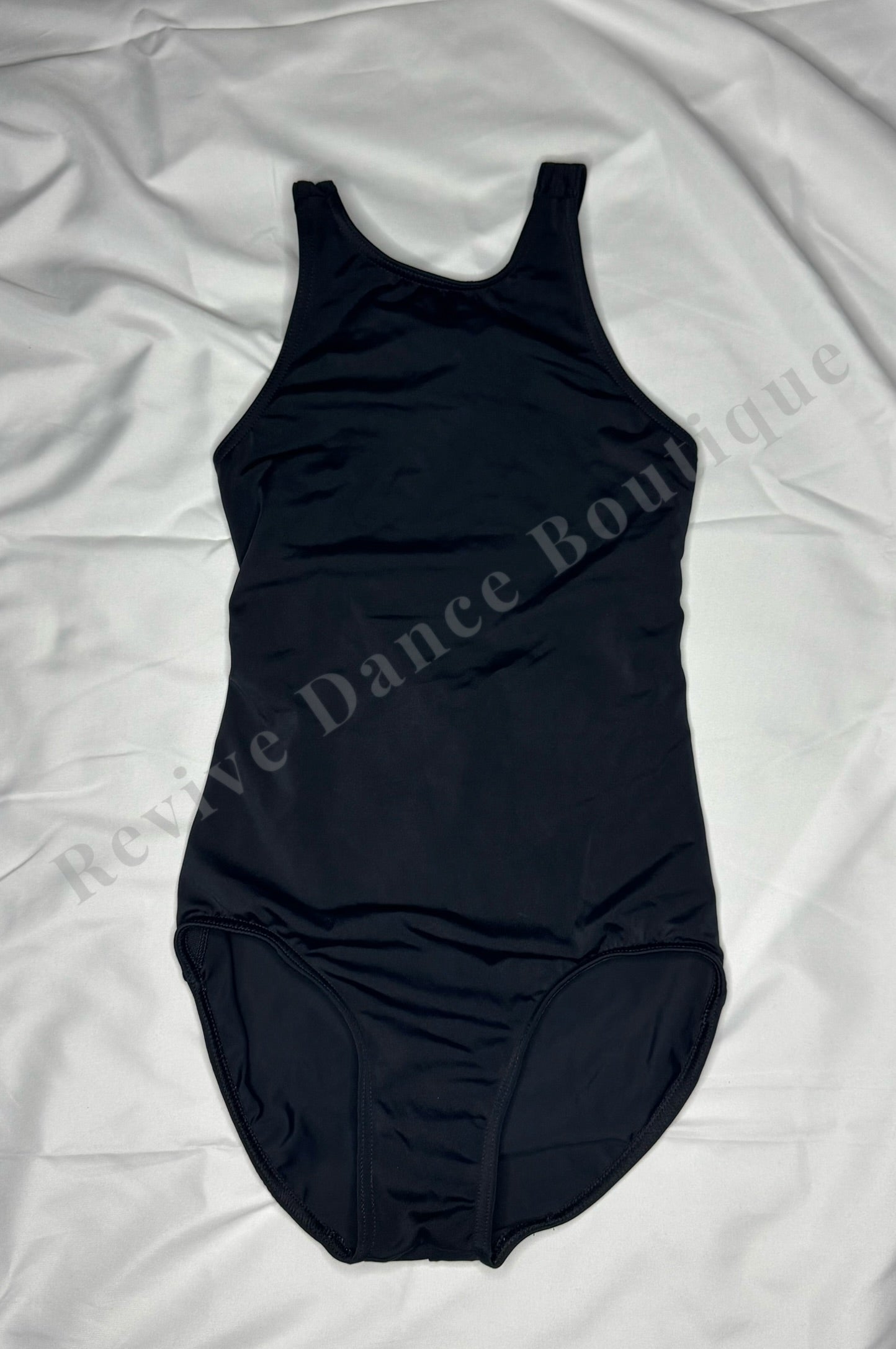 Balera Racerback Tank Leotard – Black – CM