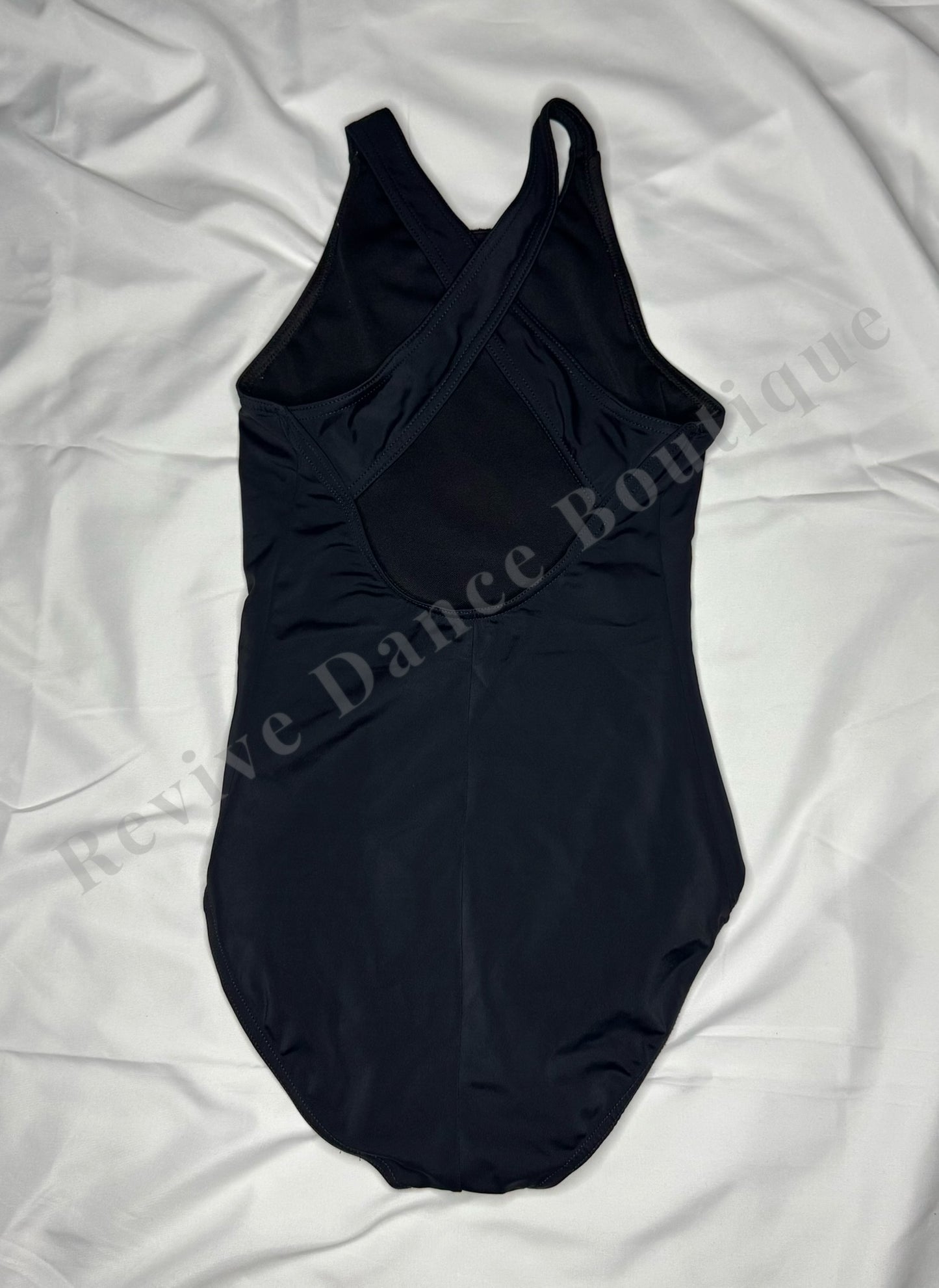 Balera Racerback Tank Leotard – Black – CM