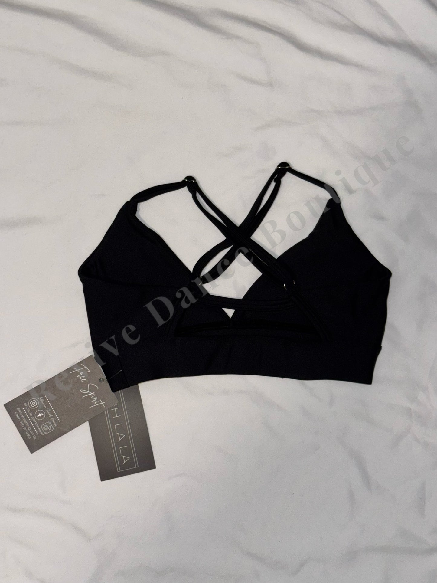 Oh La La Strappy Back Dance Top – Black – CM