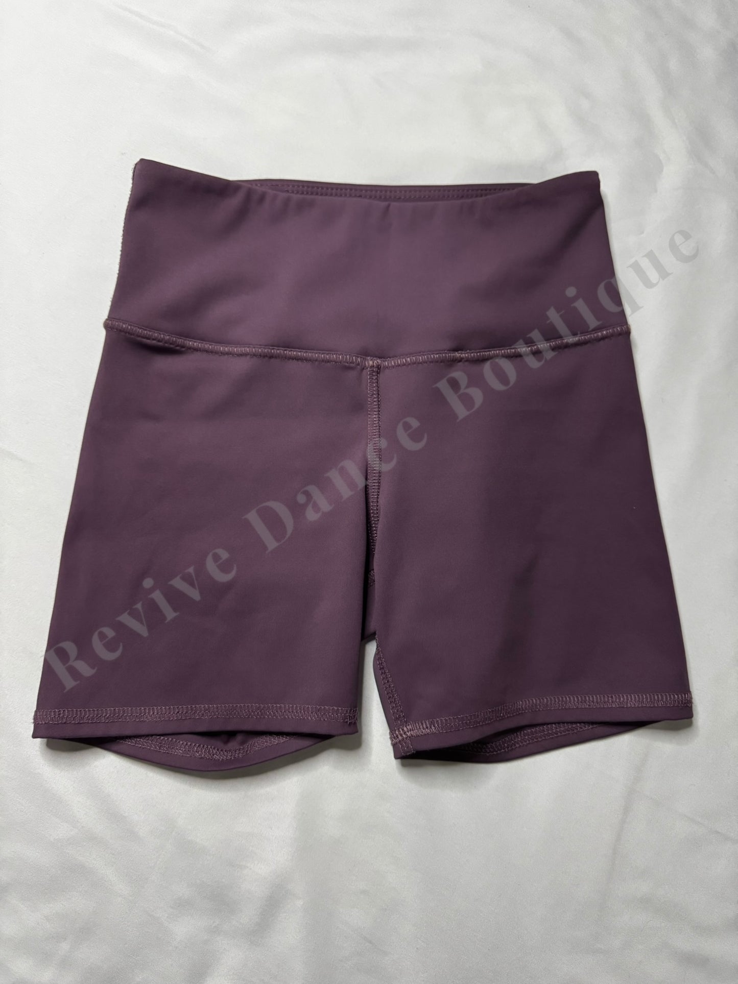 Tiger Friday High-Waisted Dance Shorts – Mauve – AXS