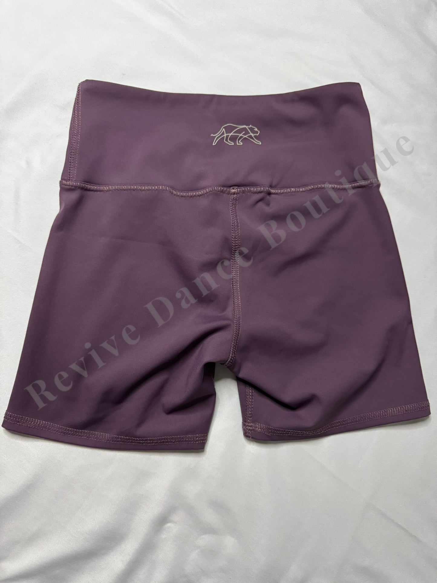 Tiger Friday High-Waisted Dance Shorts – Mauve – AXS